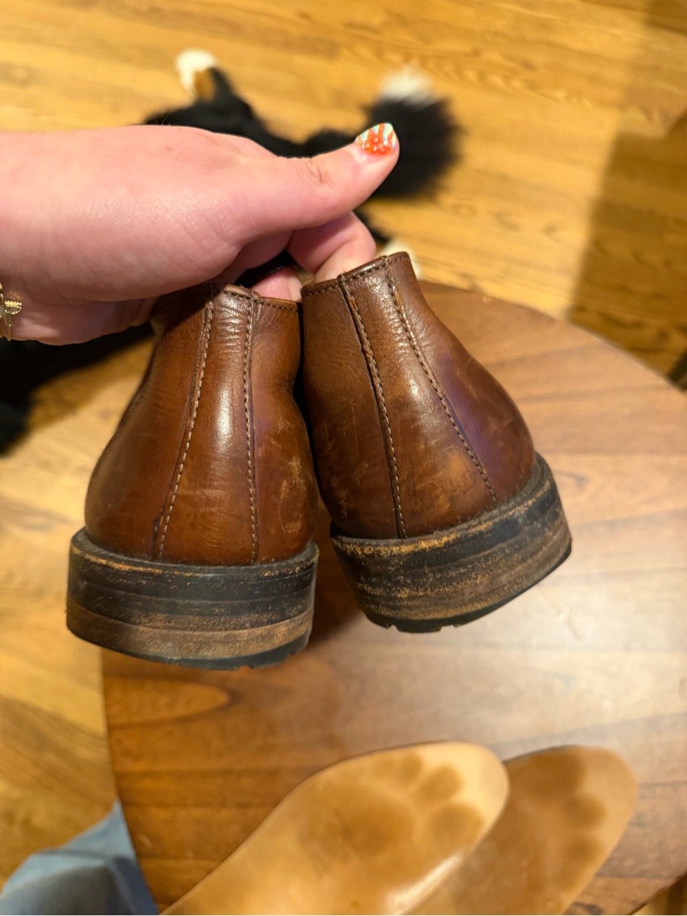 Alden Men’s Chestnut Brown Leather Slip-On Chukka Boots - Picture 3 of 9